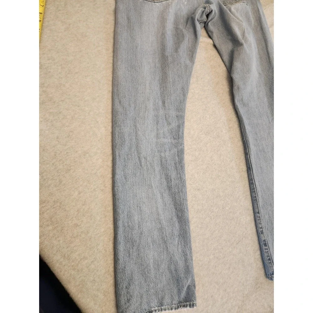 Polo Ralph Lauren Jeans Mens 36x34‎ Light Wash Sullivan Slim Distressed Raw Vtg